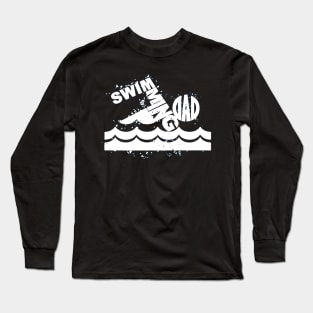 Swimming Dad Long Sleeve T-Shirt